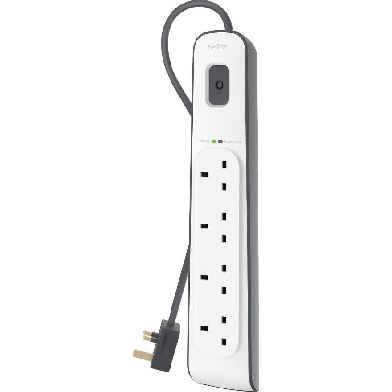Belkin BSV400 Surge Protector, 4 Outlet, 2.00 m ( 6.56 ft )