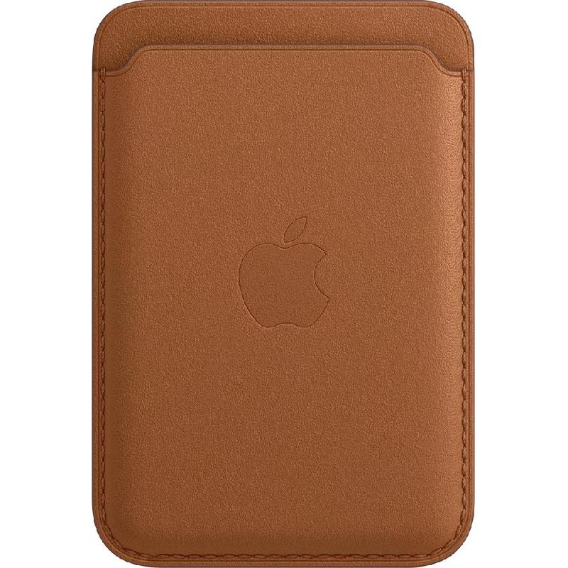 Apple iPhone Leather with MagSafe Phone Wallet, for iPhone 12 mini/iPhone 12/iPhone 12 Pro/iPhone 12 Pro Max, Saddle Brown