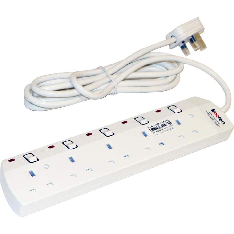 Koolen Power Extension, 5 Outlet, 3.00 m ( 9.84 ft )