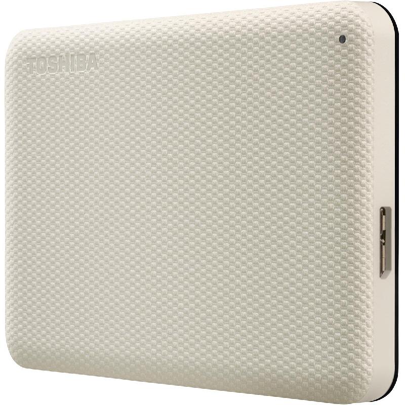 Toshiba Canvio Advance Portable Hard Disk Drive, 2 TB, Beige