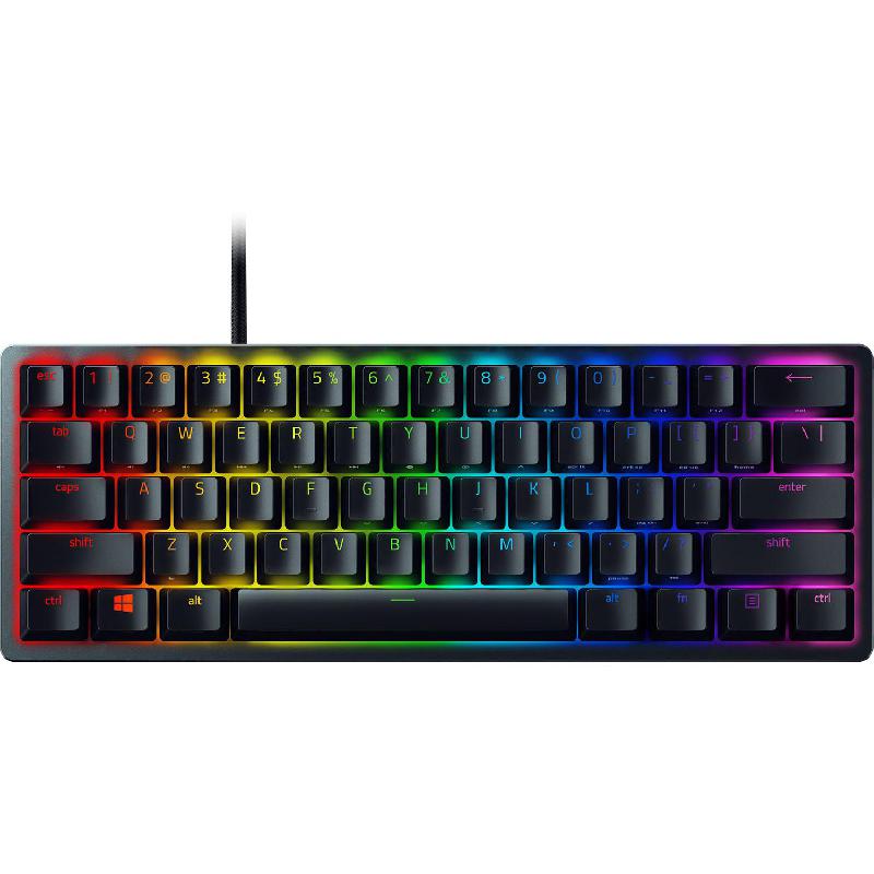 Razer Huntsman Mini Purple Switch RGB Gaming Mechanical Keyboard, Wired, for Laptop/Desktop Computer/Gaming Desktop Computer/CPU Windows OS, Black