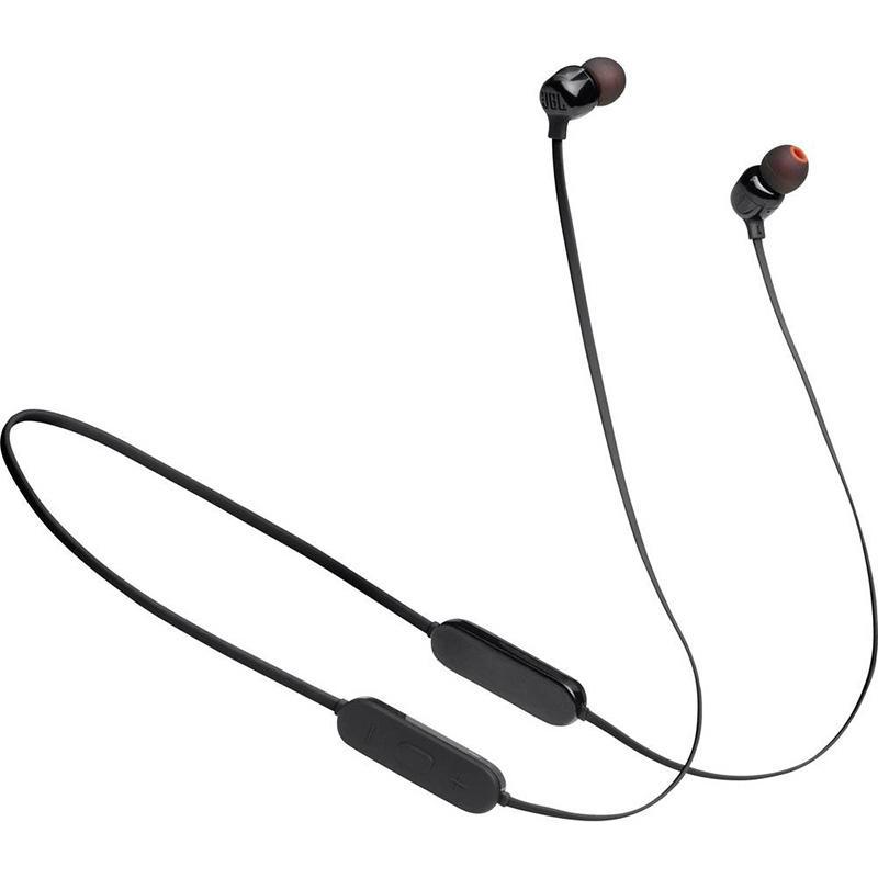JBL Tune 125BT In-Ear Earphones, Bluetooth, USB (Charging), Built-in Microphone, Black