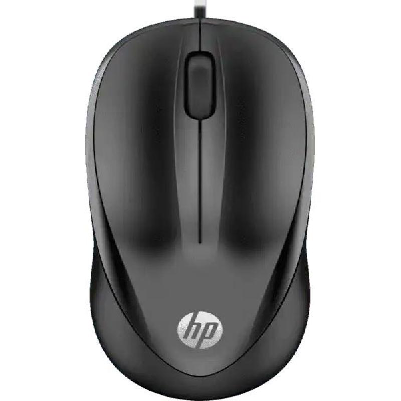 HP 1000 Mouse, Optical 1200 dpi, Wired, Black