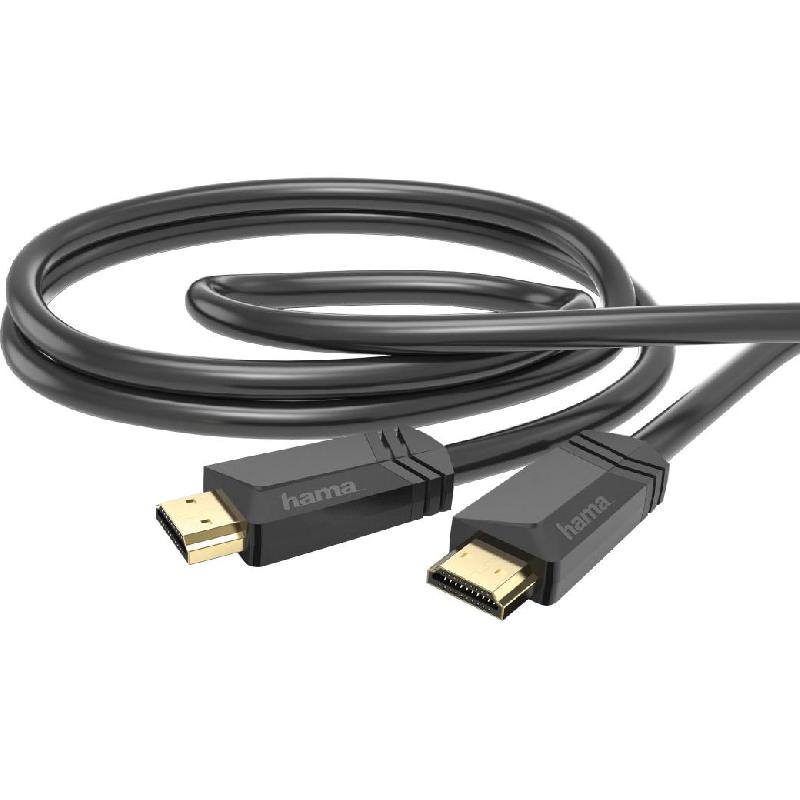 Hama Ultra High Speed HDMI (8K) Gold Plated AV Cable, 2.00 m ( 6.56 ft )