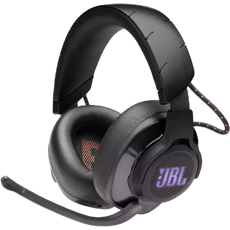 JBL Quantum 600 Over-Ear Headphones, Wireless, Rotating Microphone, Black