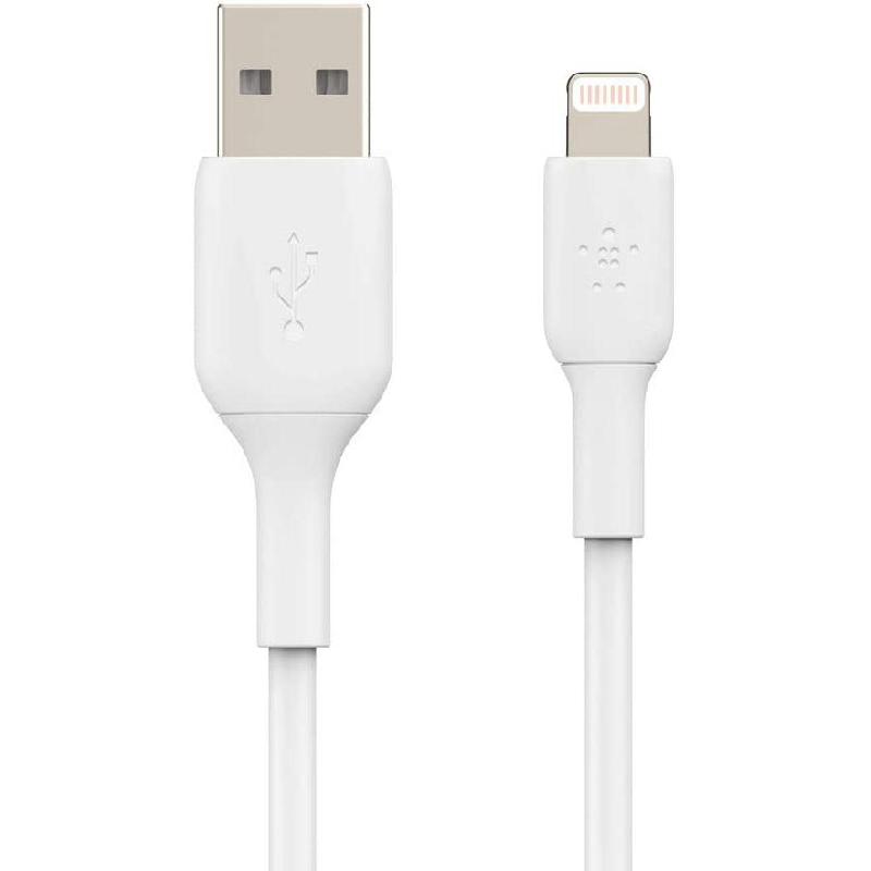 Belkin 2 Pack Lightning to USB Smartphone Sync Cable, for Smartphone with Lightning Port, White