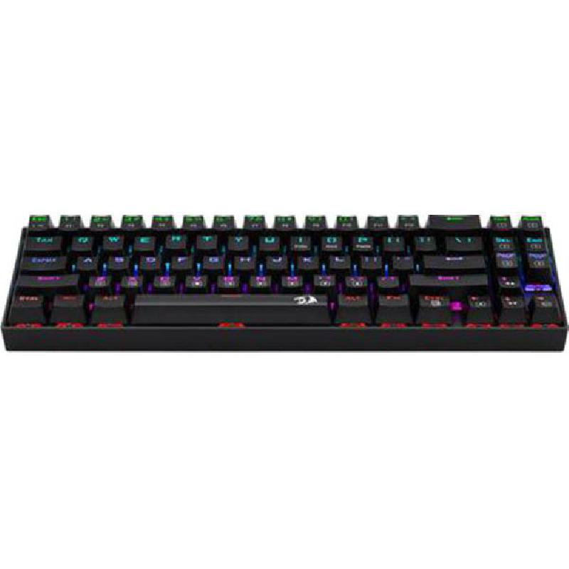 Redragon Deimos K599 Mechanical Compact RGB Gaming Keyboard, Wireless (2.4 GHz RF)/Wired, for Devices with Windows/macOS, Black