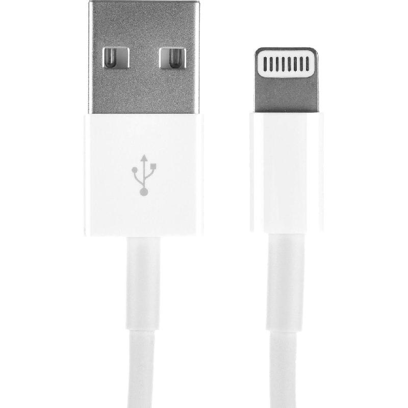 Apple Cable Lightning Lightning to USB Sync & Charge Cable, .50 m ( 1.64 ft ), White