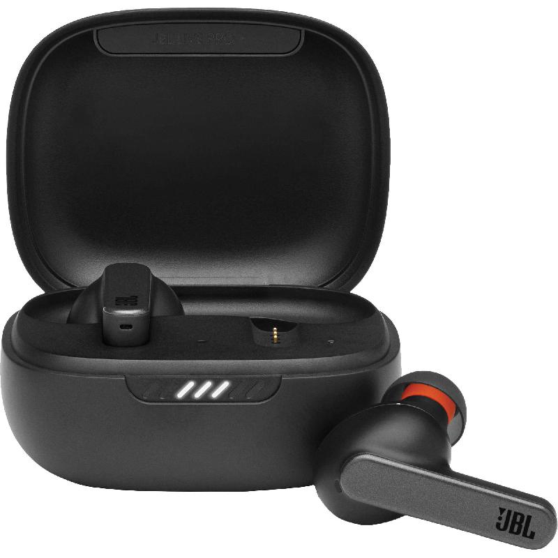 JBL LIVE Pro TWS Earbuds, Adaptive Noise Cancelling, Bluetooth, USB (Charging), Built-in Microphone, Black