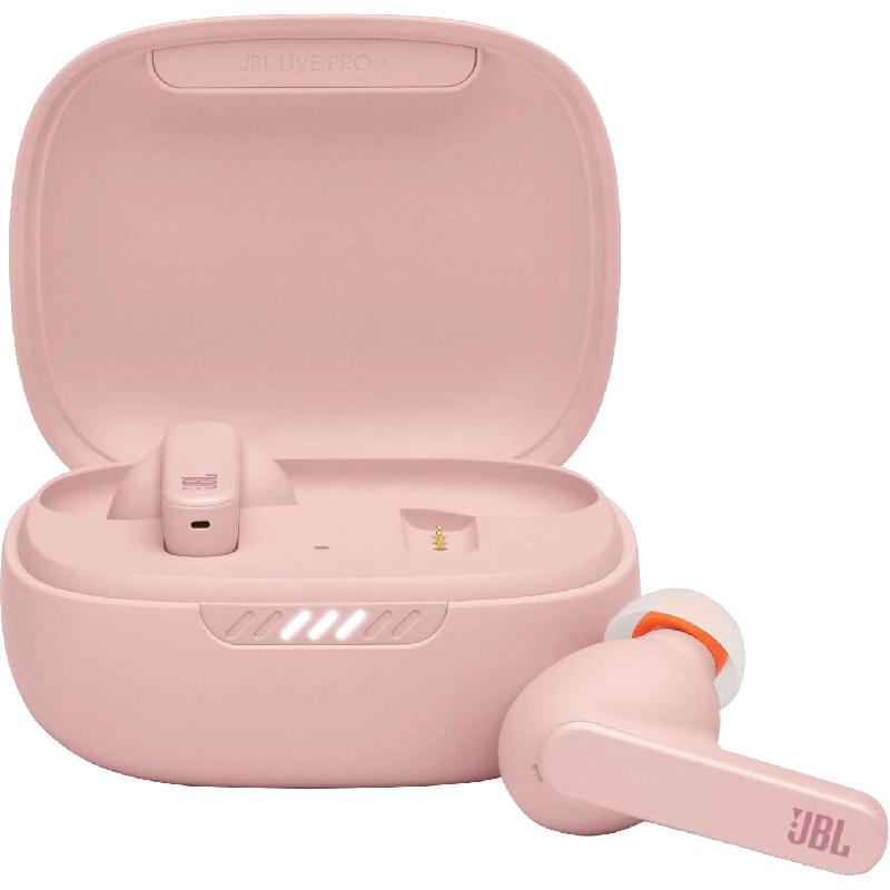JBL LIVE Pro TWS Earbuds, Adaptive Noise Cancelling, Bluetooth, USB (Charging), Built-in Microphone, Pink
