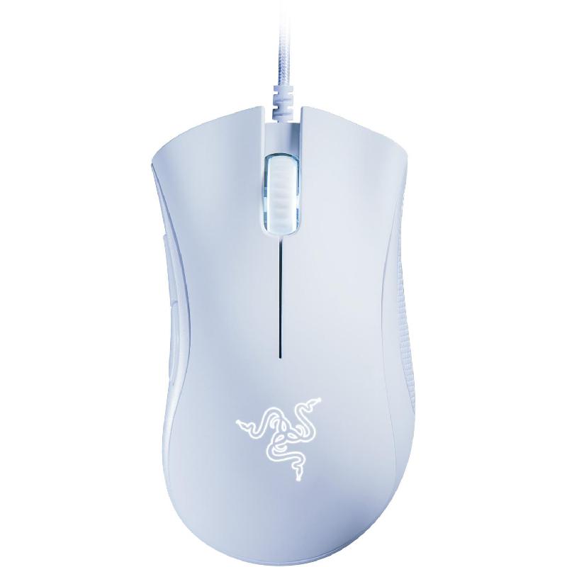 Razer DeathAdder Essential Gaming Mouse, Optical 6400 dpi, Wired, Mercury White