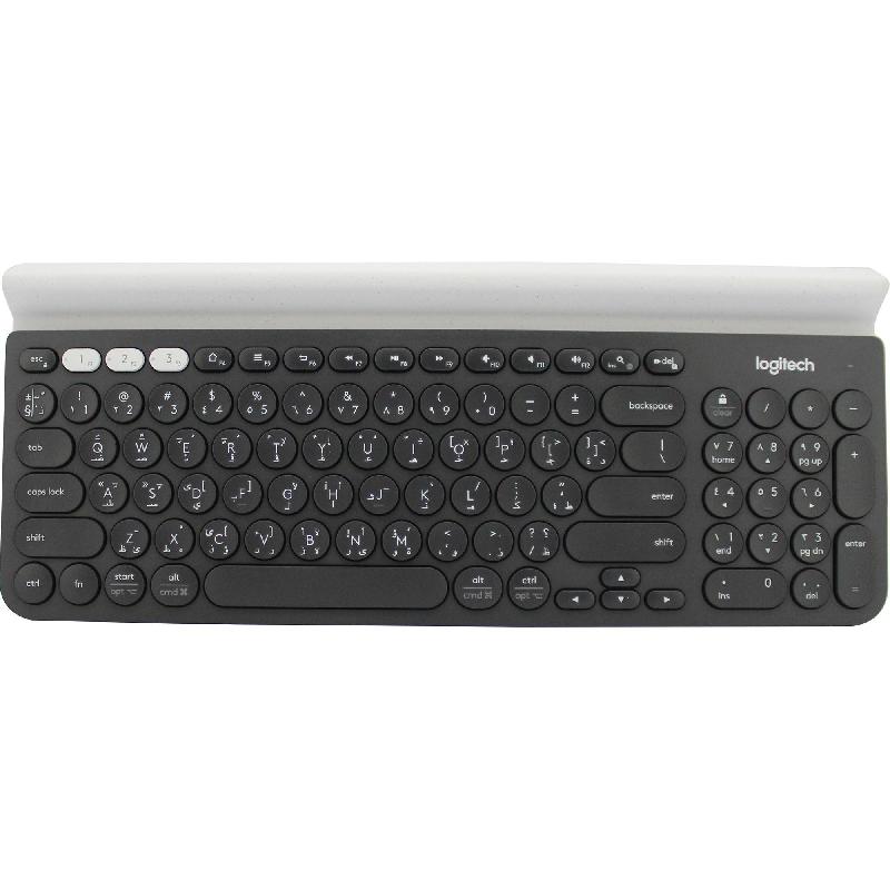 Logitech K780 Multi-Device Keyboard, Bluetooth, for iOS/Android/Windows OS/macOS, Dark Grey