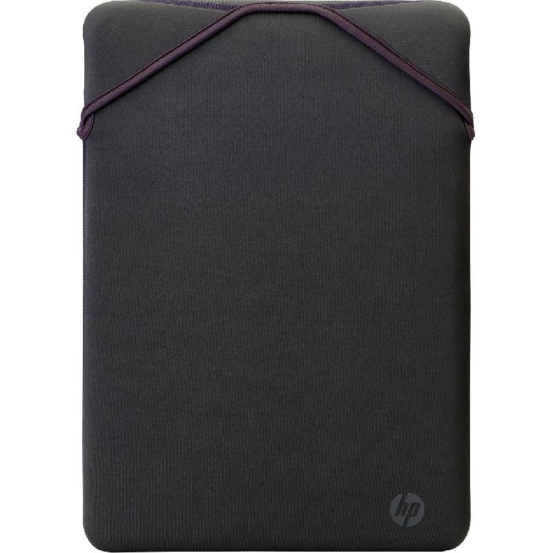 HP Reversible Laptop Sleeve, for 13.5"/14.1"/13.9" Screen Size, Black/Purple