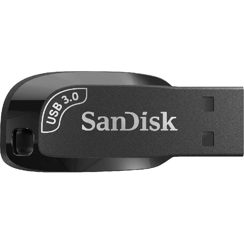 SanDisk Ultra Shift USB Flash Drive, 64 GB, Black