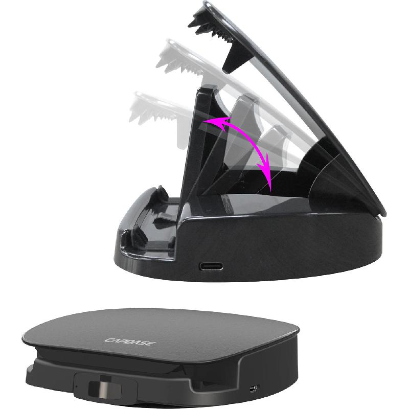 Capdase CR Power Auto Dashboard Dock Mount Smartphone Car Accessory, for Selected Smartphone, Black
