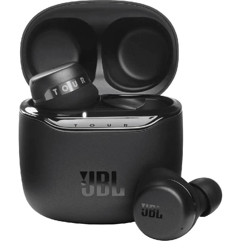 JBL Tour Pro+ TWS Earbuds, Adaptive Noise Cancelling, Bluetooth, USB (Charging), Built-in Microphone, Black