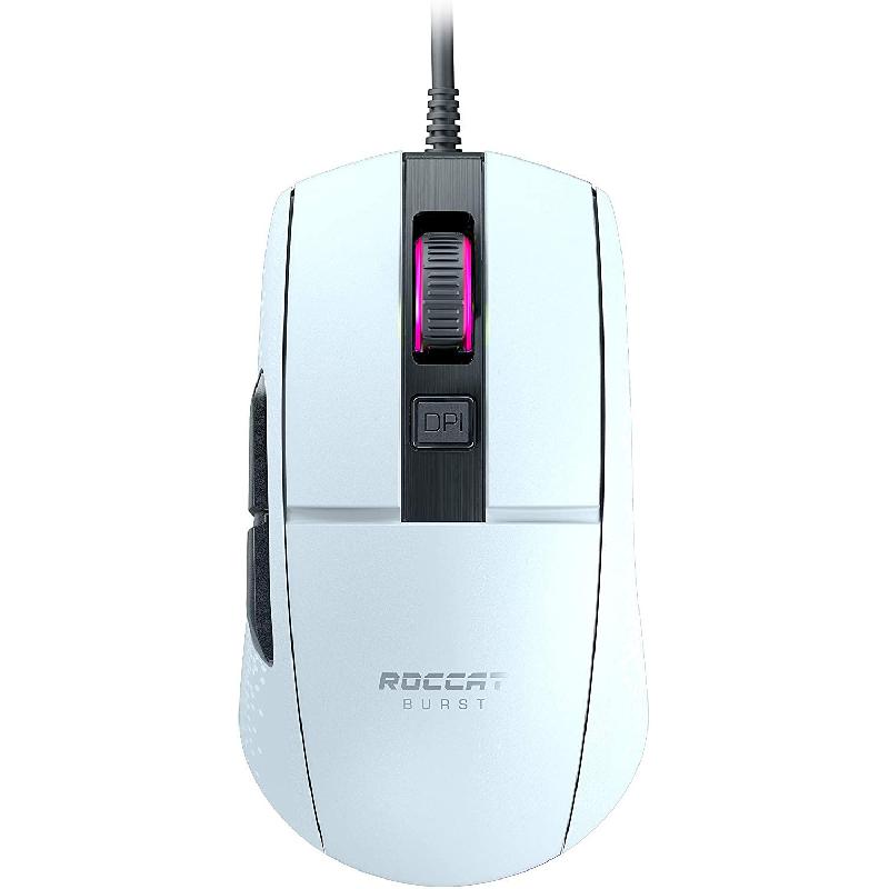 ROCCAT Burst Core Gaming Mouse, Wired, Optical, PixArt PMW 3331 8500 dpi, White