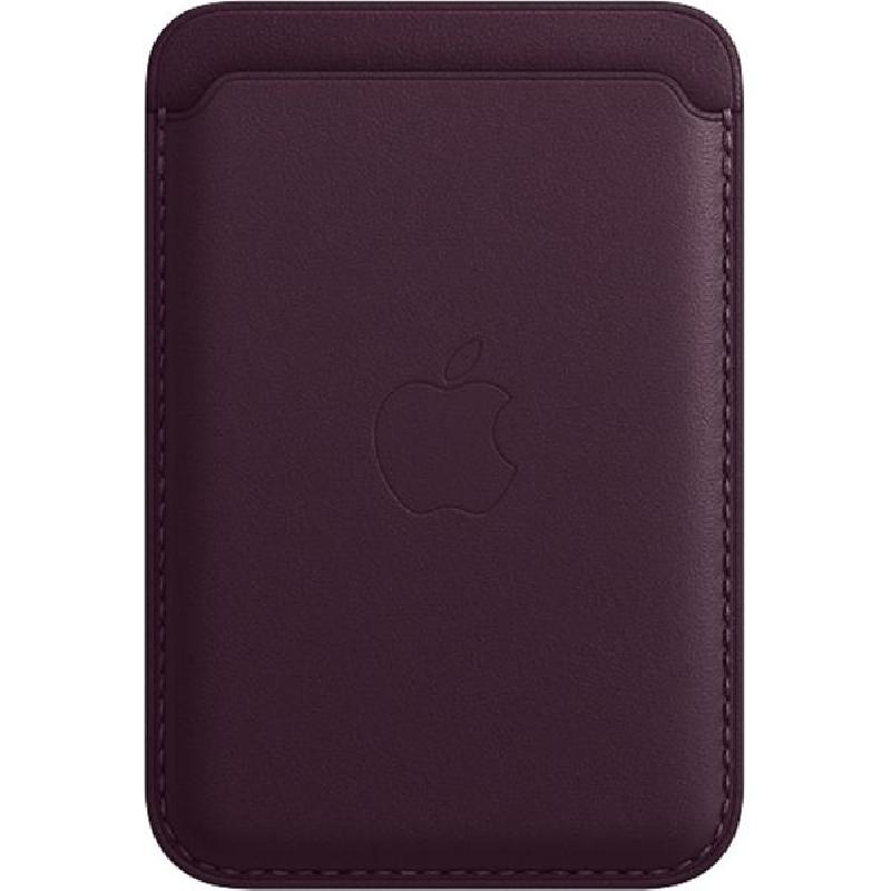 Apple iPhone Leather with MagSafe Phone Wallet, for iPhone 13 mini/iPhone 13/iPhone 13 Pro/iPhone 13 Pro Max/iPhone 12 Pro, Dark Cherry