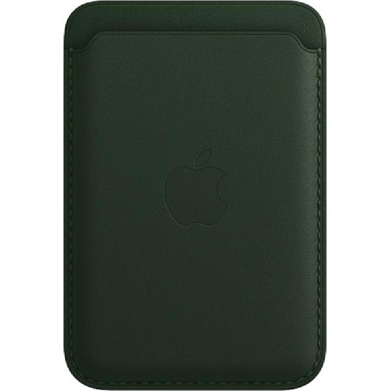 Apple iPhone Leather with MagSafe Phone Wallet, for iPhone 13 mini/iPhone 13/iPhone 13 Pro/iPhone 13 Pro Max/iPhone 12 Pro, Sequoia Green