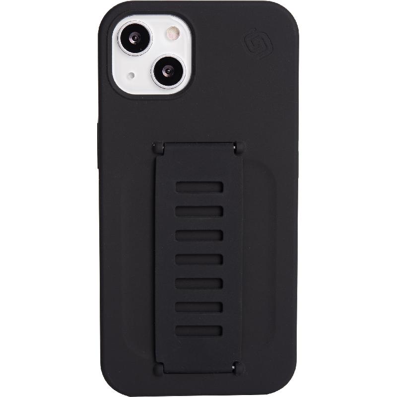 Grip2u Silicone Back Cover Mobile Case, for iPhone 13, Charcoal