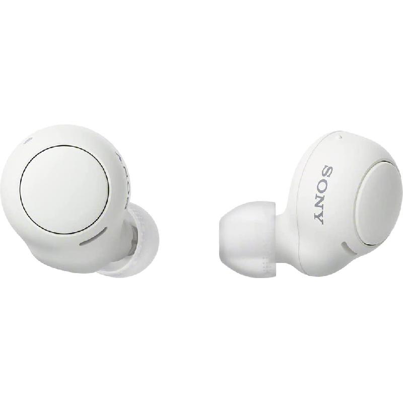 Sony WF-C500 Earbuds, Bluetooth, USB (Charging), Built-in Microphone, White