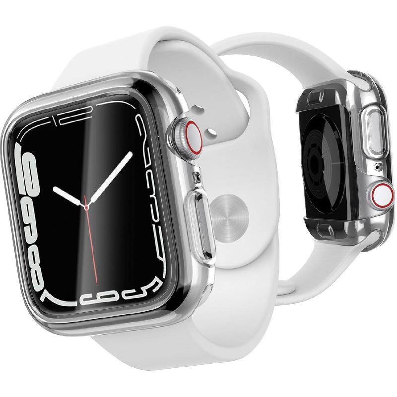 Raptic Raptic 360x Smartwatch Fit Case, for Apple Watch Series 9 41/Watch Series 8 41, Clear