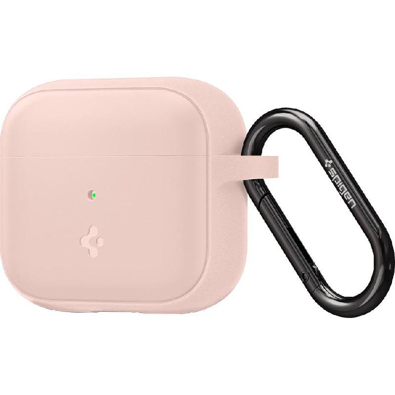 Spigen Silicone Fit Earbuds Case, for Apple AirPods 3rd Gen, Pink Sand