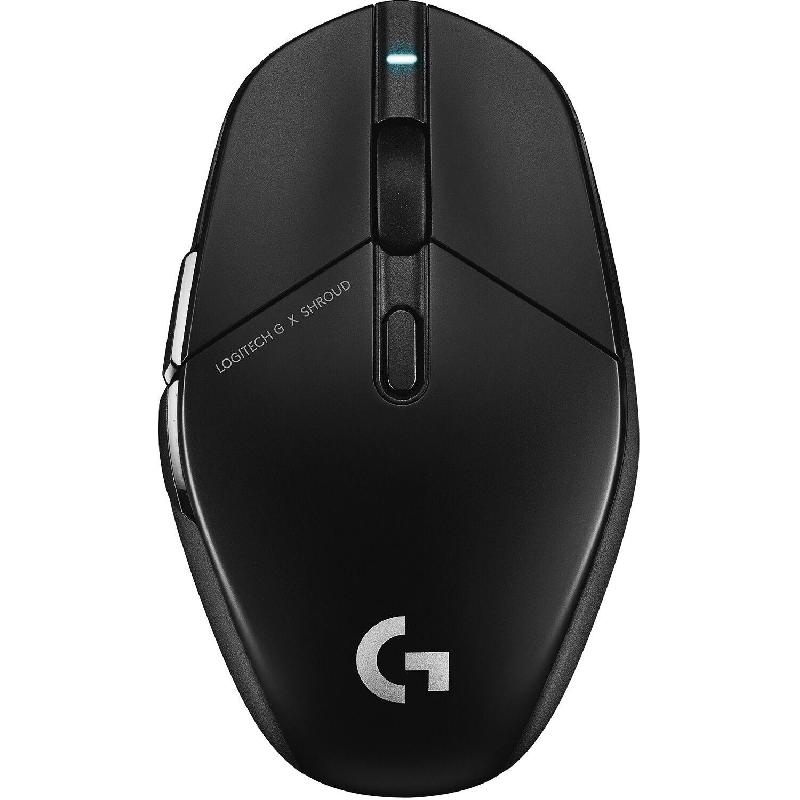 Logitech G303 Shroud Edition LIGHTSPEED Wireless Technology Gaming Mouse, Optical HERO 100-25000 dpi, Wireless, Black
