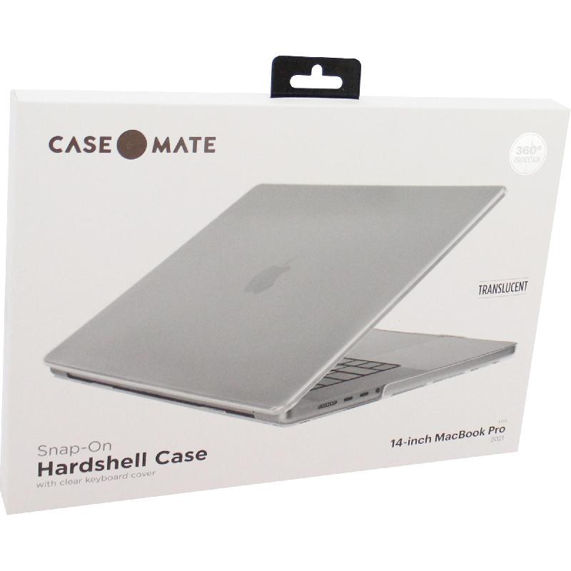 Case-Mate Snap-On Top and Bottom Cover, Hardshell Case, for MacBook Pro 14 M4/MacBook Pro 14 M3/MacBook Pro 14 M2/MacBook Pro 14 M1, Clear