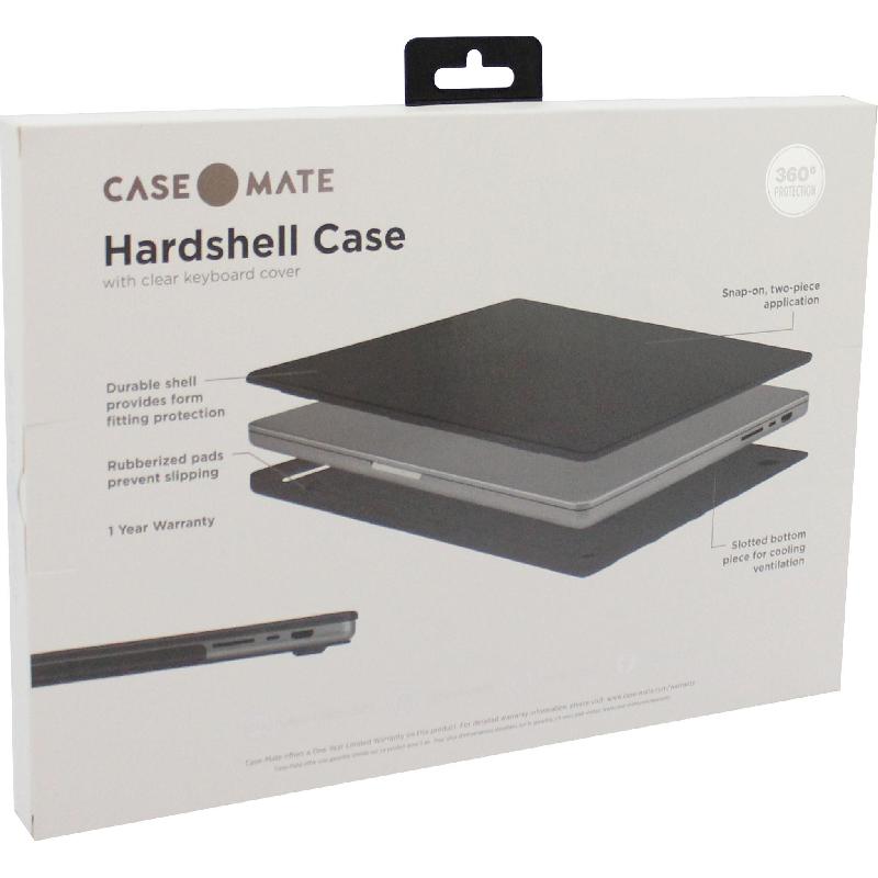 Case-Mate Snap-On Top and Bottom Cover, Hardshell Case, for MacBook Pro 14 M1/MacBook Pro 14 M2/MacBook Pro 14 M3, Smoke — 2