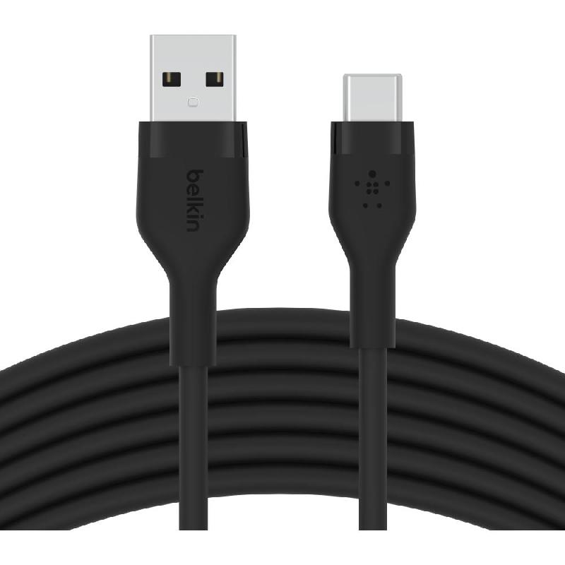 Belkin BoostCharge Flex USB-A to USB-C Sync & Charge Cable, 3.00 m ( 9.84 ft ), Black