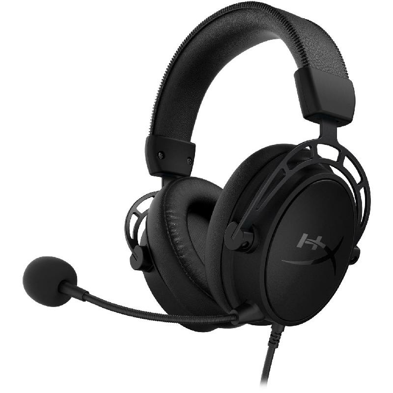 HyperX Cloud Alpha S Gaming Headset, Wired, 3.5 mm Connector, Unidirectional Microphone, Blackout