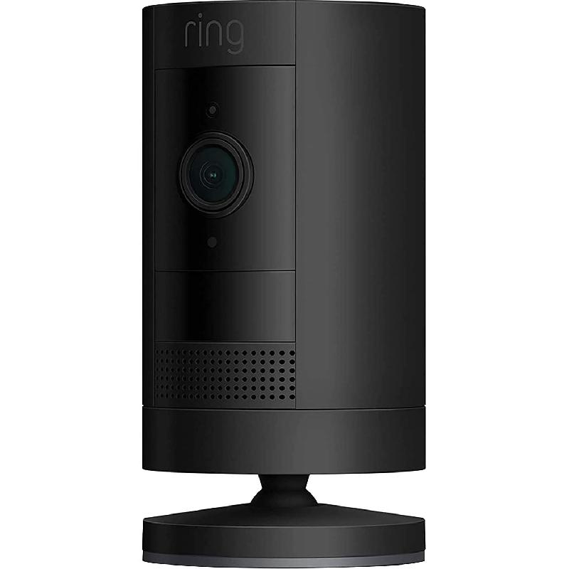 RING Stick Up Cam Battery Smart Security Camera, Wi-Fi, Black