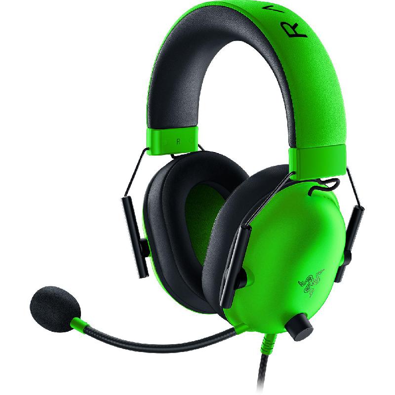 Razer BlackShark V2 X Gaming Headset, Wired, 3.5 mm Connector, Unidirectional Microphone, Green