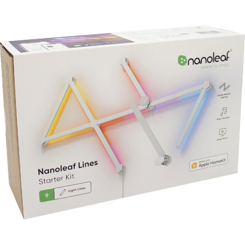 Nanoleaf Lines (9 Pack) Bluetooth, White