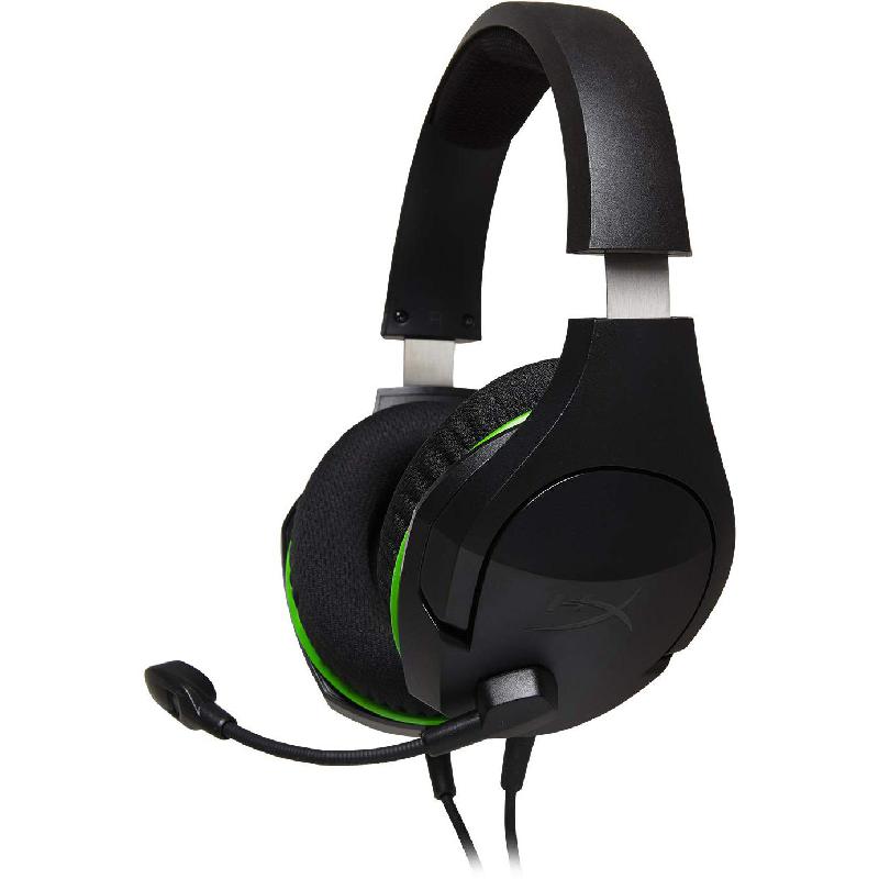 HyperX CloudX Stinger Core Xbox Gaming Headset, Wired, 3.5 mm Connector, Rotating Microphone, Black/Green