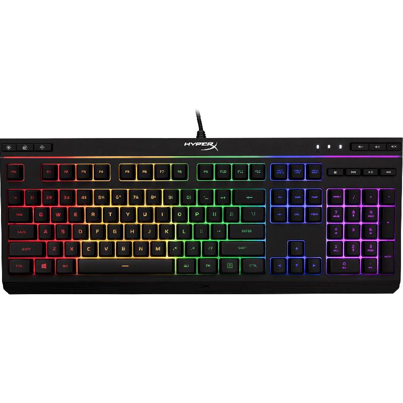 HyperX Alloy Core RGB Membrane Gaming Keyboard, Wired, for Laptop/Desktop Computer/Gaming Desktop Computer/CPU Windows 7/8/10, Black