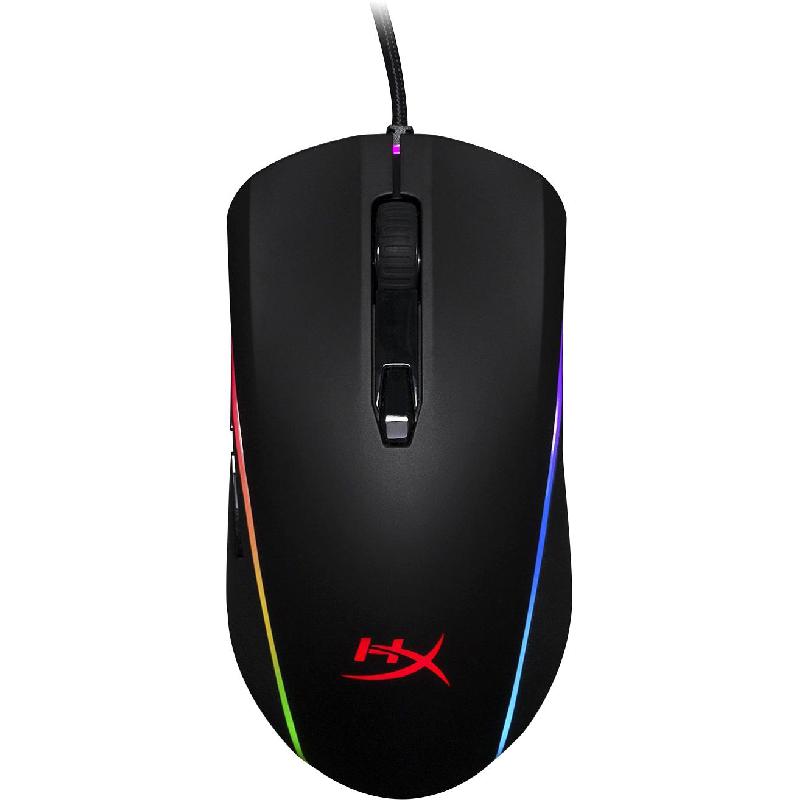 HyperX Pulsefire Surge Gaming Mouse, Wired, Optical, Pixart PMW 3389 800-3200 dpi (16000 dpi Max), Black