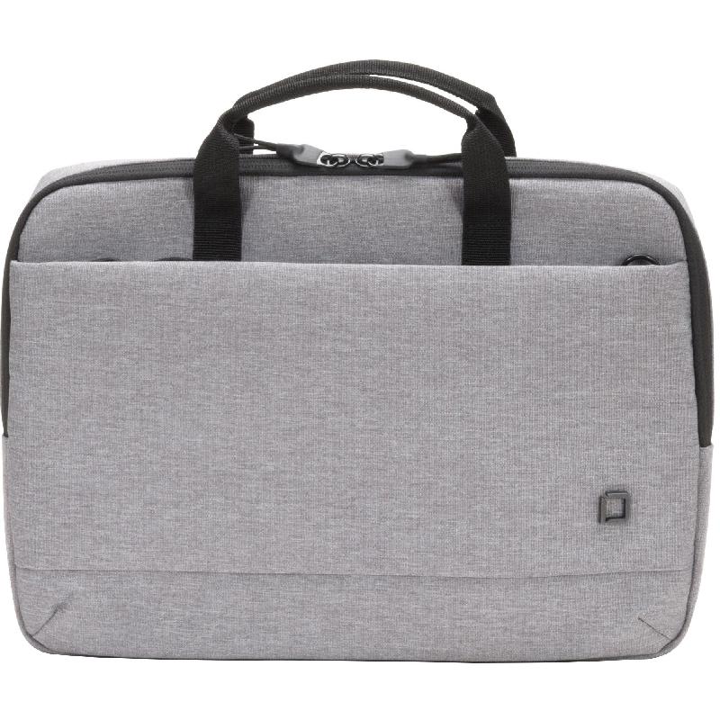Dicota Eco MOTION Slim Case Laptop Messenger Bag, for 14"/14.1"/14"/13.9"/15"/15.4"/15.5"/15.6" (Device), Light Grey