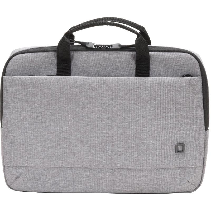 Dicota Eco MOTION Slim Case Laptop Messenger Bag, for 12"/12.2"/12.3"/12.5"/13"/13.3" (Device), Light Grey
