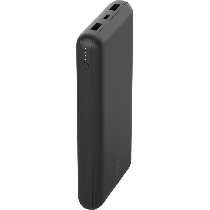 Belkin BoostCharge Power Bank 20K, Fast Battery Charging, 20000 mAh, 3 USB (1X USB-C/2X USB), Black