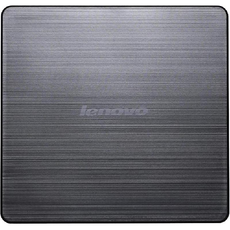 Lenovo Slim DVD Rambo DB65 CD/DVD Writer, External, Mac/Windows, Black