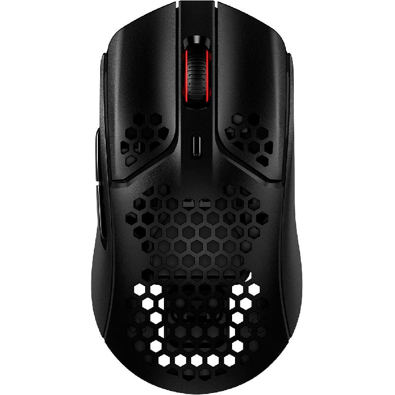 HyperX Pulsefire Haste RGB Gaming Mouse, Wireless (2.4 GHz RF), Optical, Pixart PAW 3335 16000 dpi, Black
