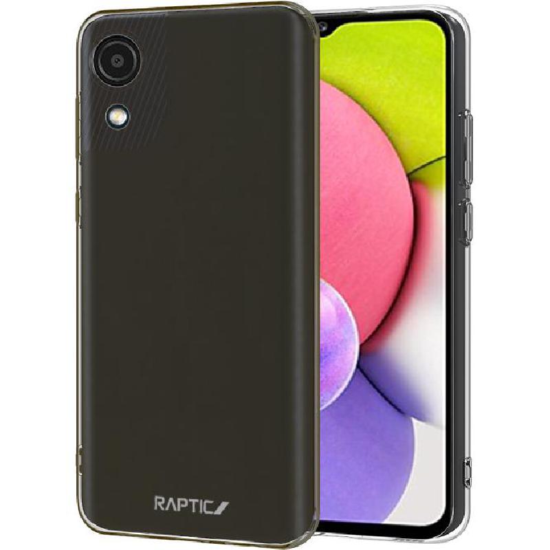 Raptic Raptic Airskin Back Cover Mobile Case, for Samsung Galaxy A03 Core, Clear