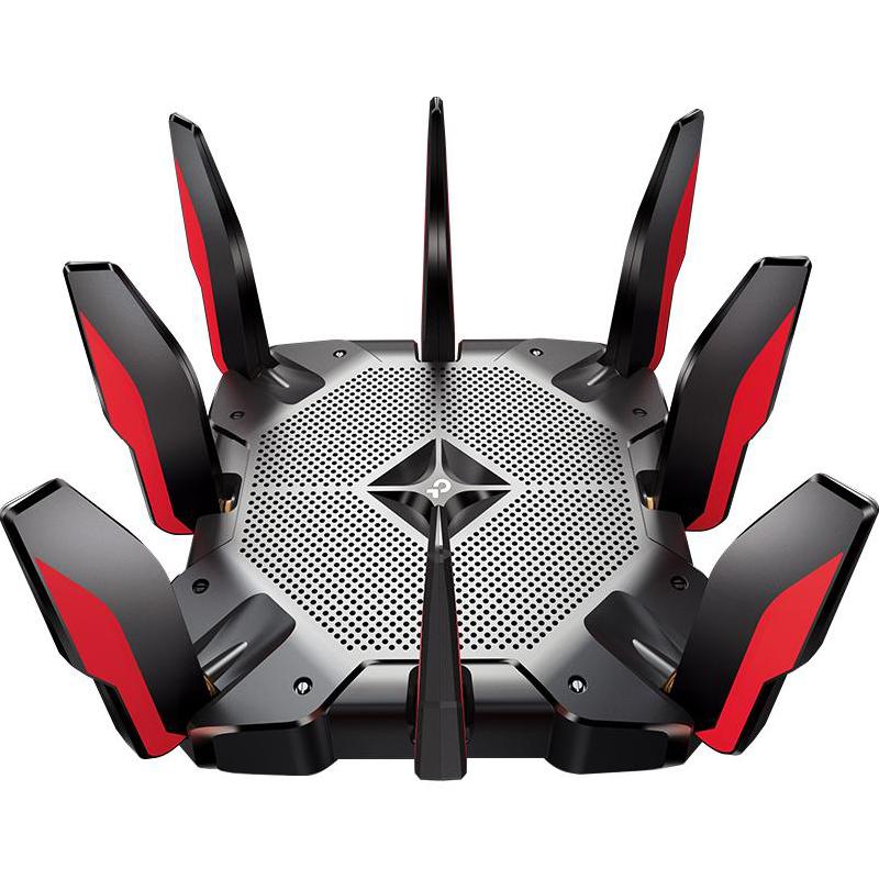 TP-Link ARCHER AX11000 (Gaming) Gaming Router, Wi-Fi 6 (802.11ax), Tri-Band (2.4 GHz/5 GHz/5 GHz), 8 Port (LAN)/Single Port (WAN), 8 Port (GbE-LAN)/Single Port (GbE-WAN), Black