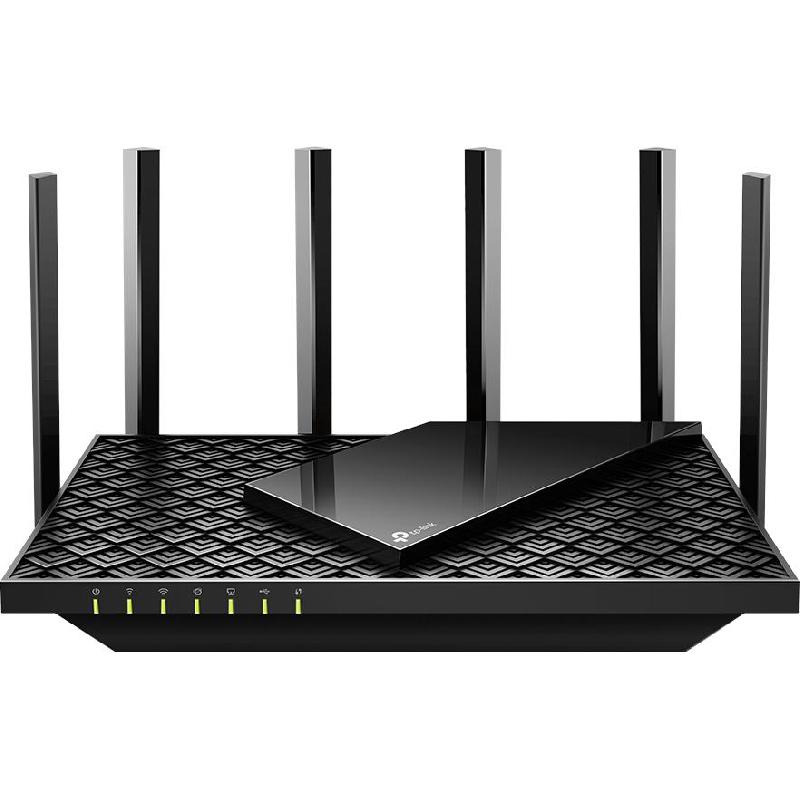 TP-Link ARCHER AX73 Wireless Router, Wi-Fi 6 (802.11ax), Dual Band (2.4 GHz/5 GHz), up to 200+ Devices, 4 Port (LAN)/Single Port (WAN), 4 Port (GbE-LAN)/Single Port (GbE-WAN)