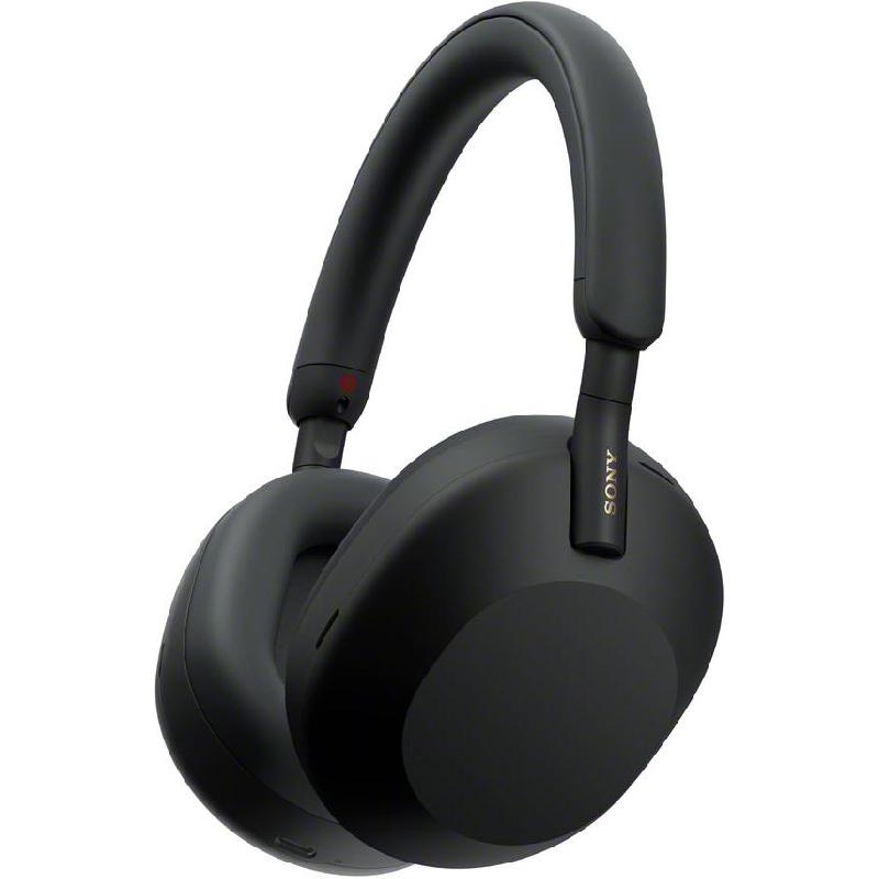 Sony WH-1000XM5 Mark 5 Over-Ear Headphones, Active Noise Cancelling, Bluetooth, USB (Charging), Built-in Microphone, Black