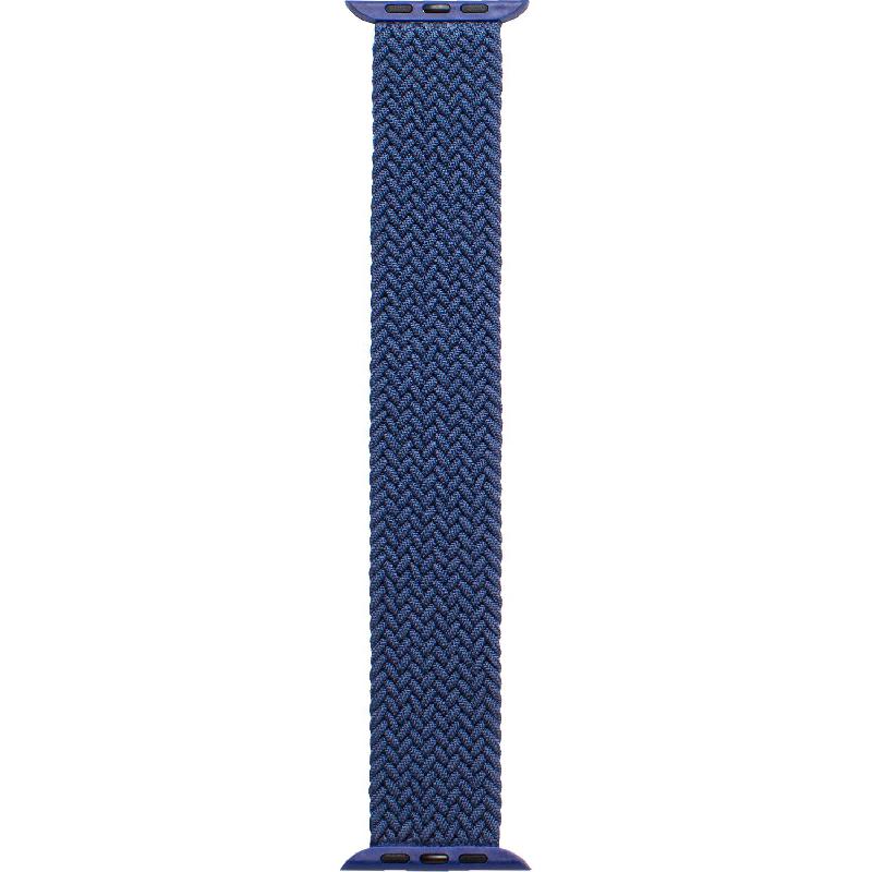 Gear4 Braided Wrist Strap, for Apple Watch Series 8 45/Watch Series 7 45, Nylon, Navy Blue