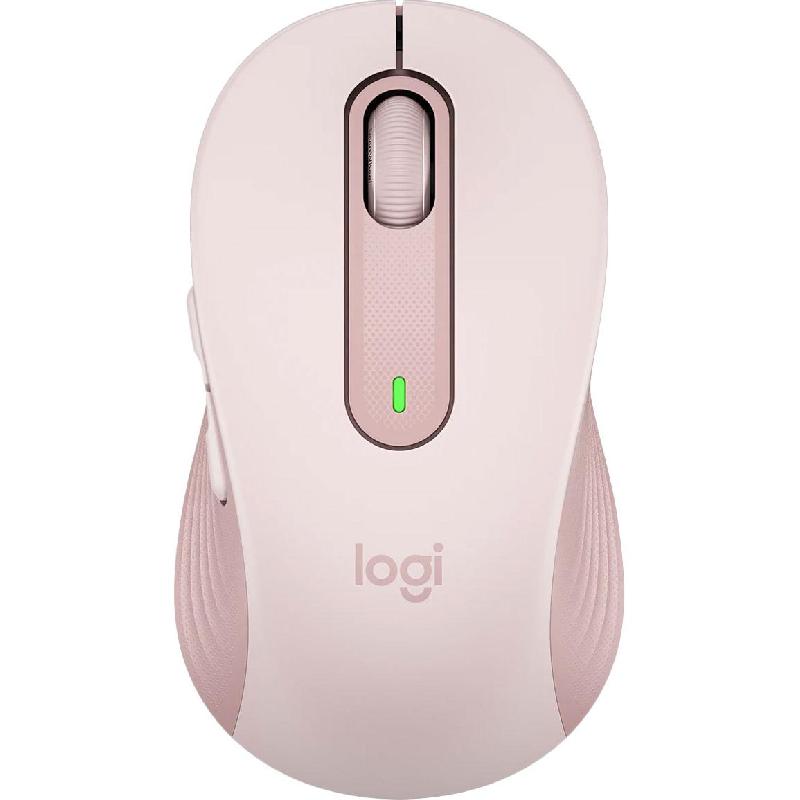 Logitech Signature M650 Mouse, Optical up to 4000 dpi, Bluetooth/Wireless (2.4 GHz RF), Rose