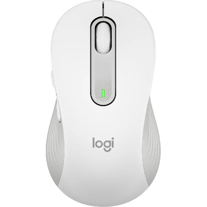 Logitech Signature M650 Mouse, Optical up to 4000 dpi, Bluetooth/Wireless (2.4 GHz RF), White